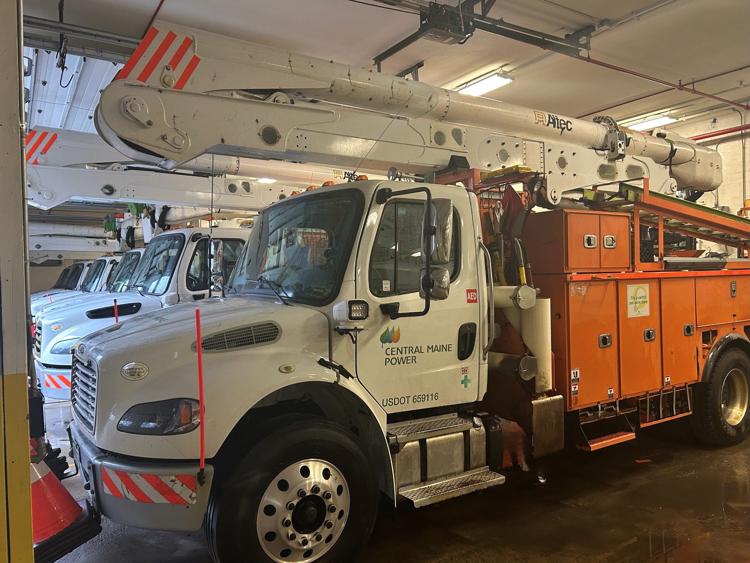 Image of a bucket truck